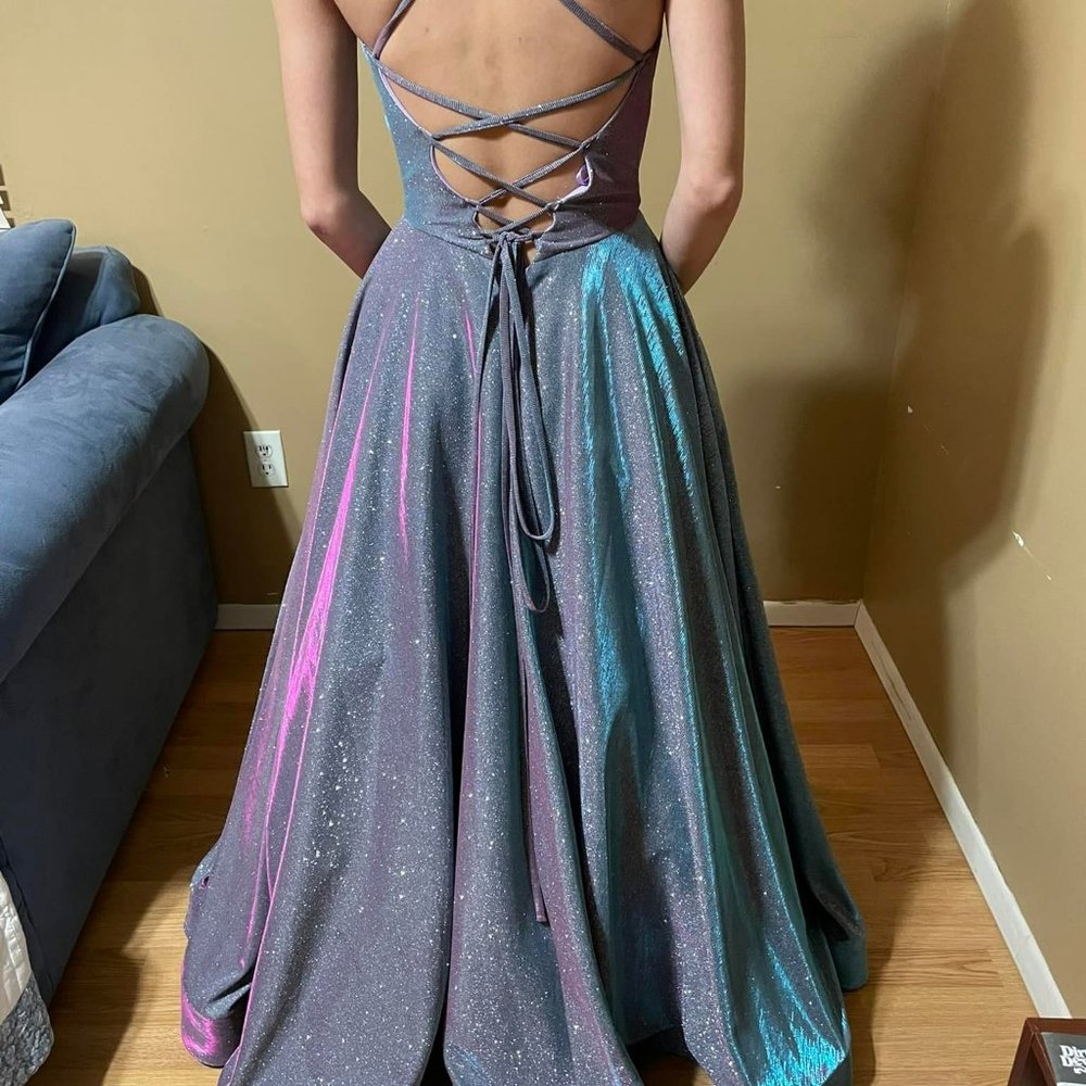 Night Studio A Line Ball Gown
